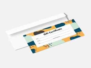 Regular and Face Value Gift Certificates